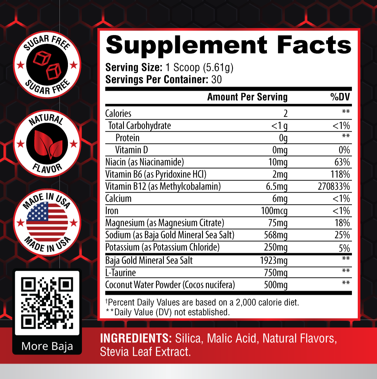 Baja Hydration EDITION – Strawberry Watermelon Electrolyte Mix (Combat-Grade Formula)